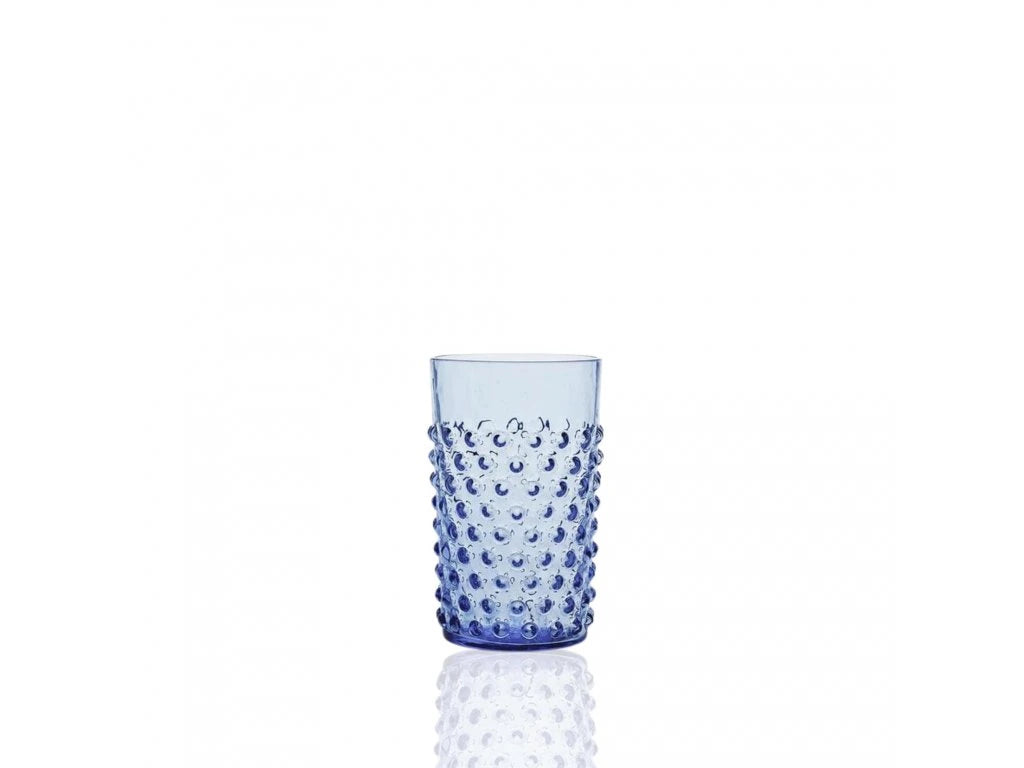 ANNA VON LIPA Hobnail water glasses, set of 6