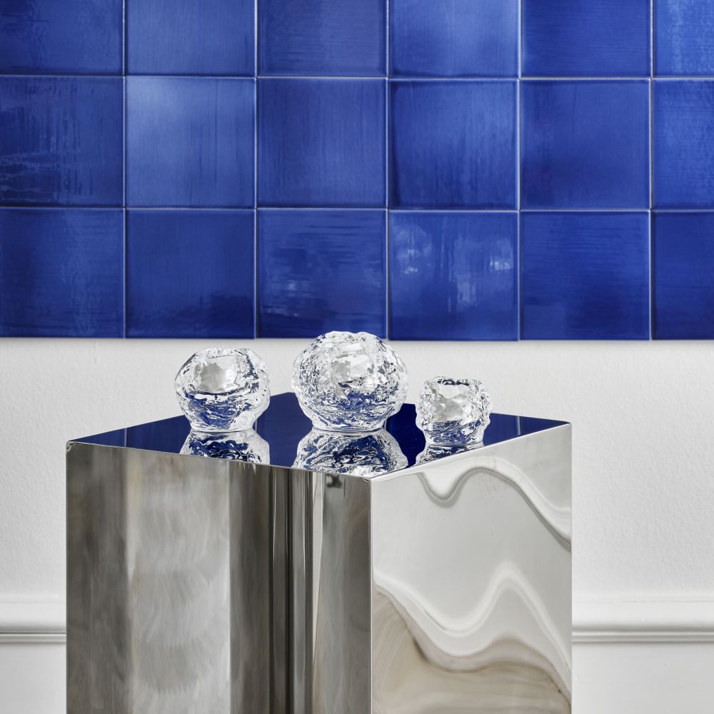 KOSTA BODA Snowball votive set