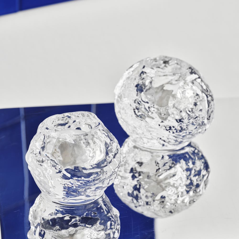 KOSTA BODA Snowball votive set