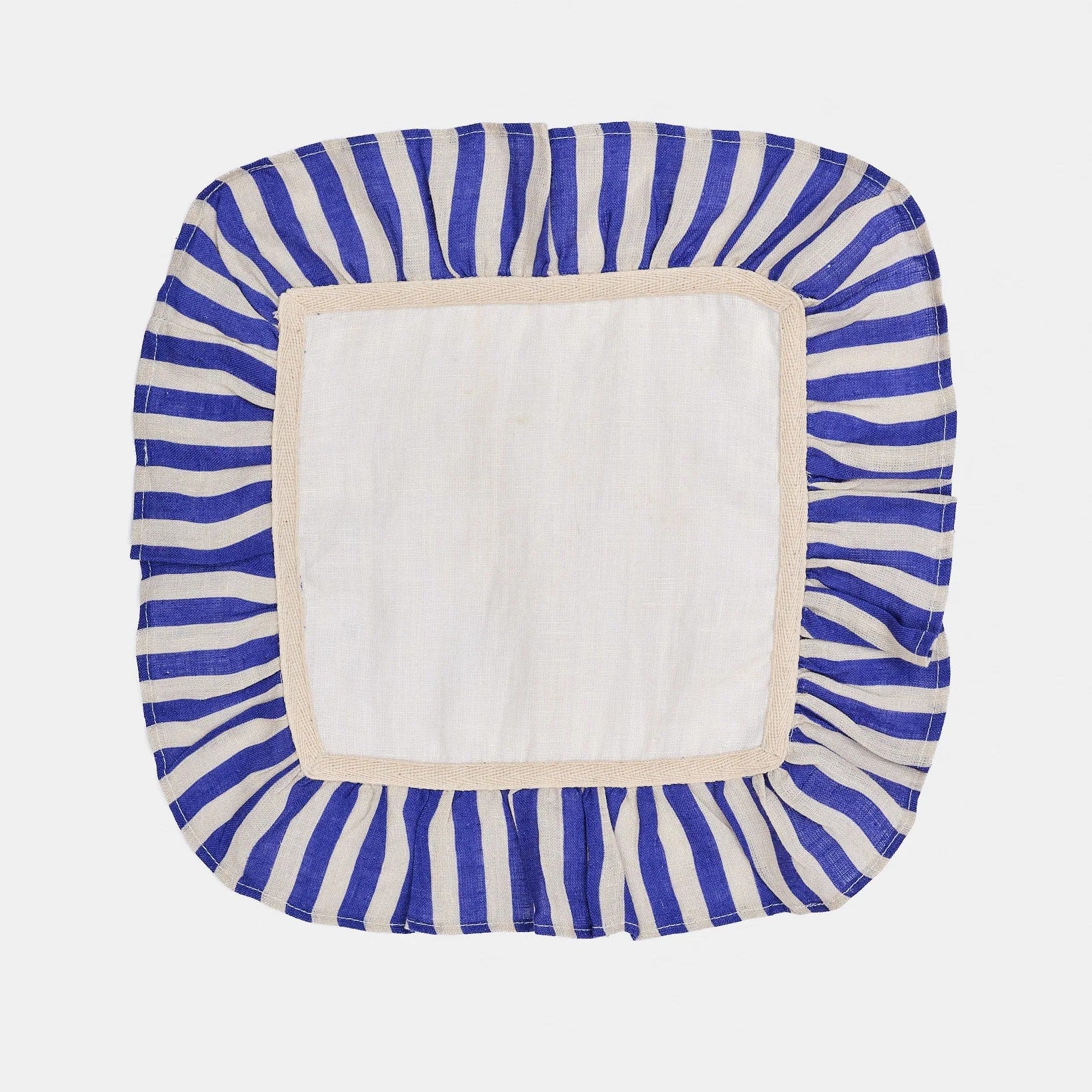 AMUSE LA BOUCHE Cobalt Candy Stripe - set of 6