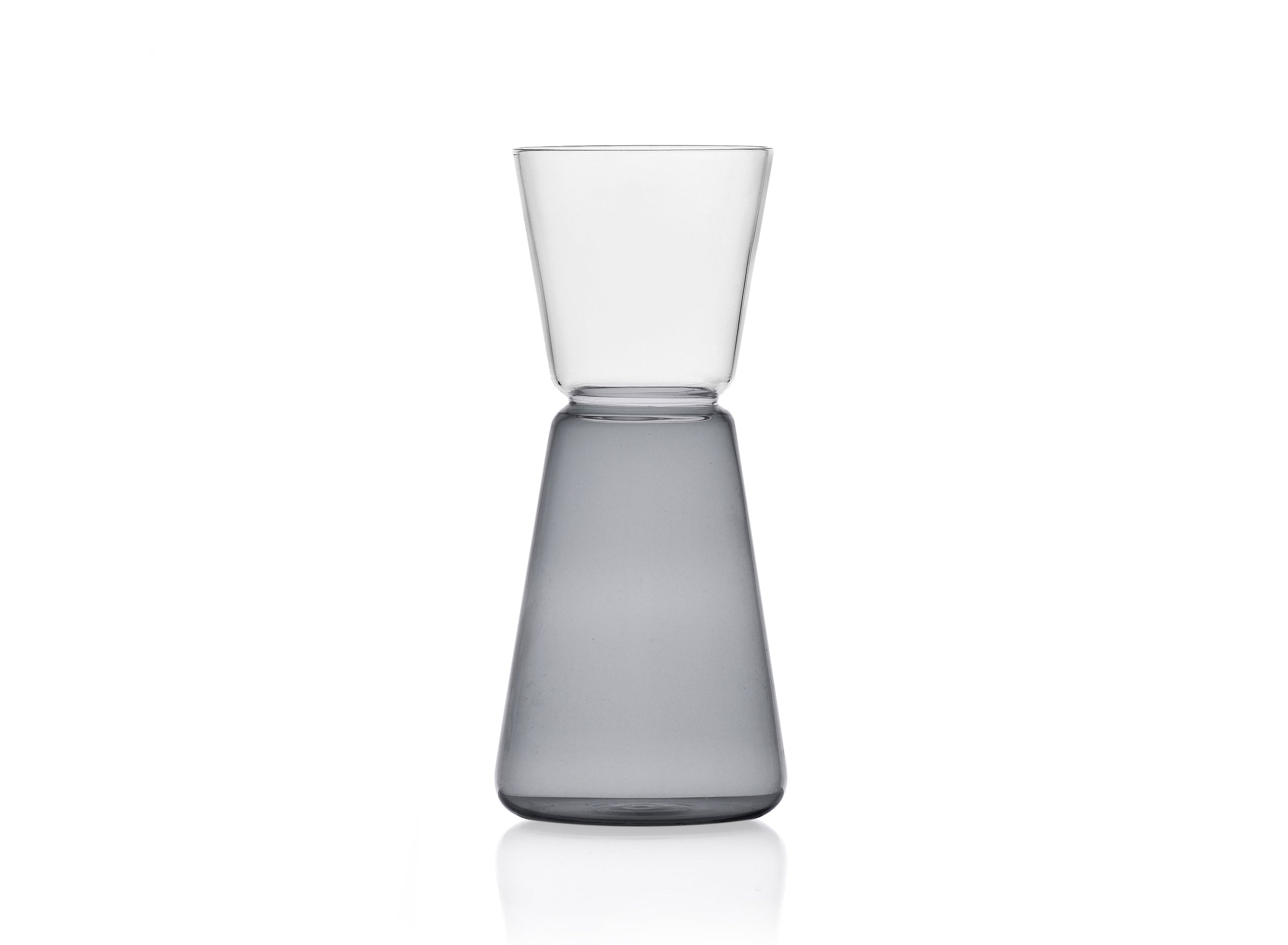 ICHENDORF High rise pitcher clear/smoke 500ml