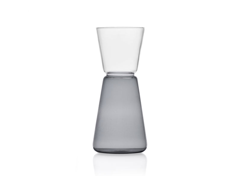 ICHENDORF High rise pitcher clear/smoke 500ml