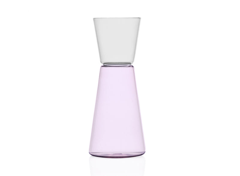 ICHENDORF High rise pitcher pink/clear 750ml