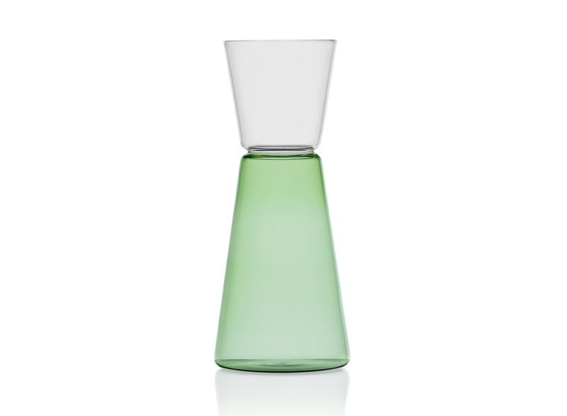 ICHENDORF High rise pitcher green/clear 750ml