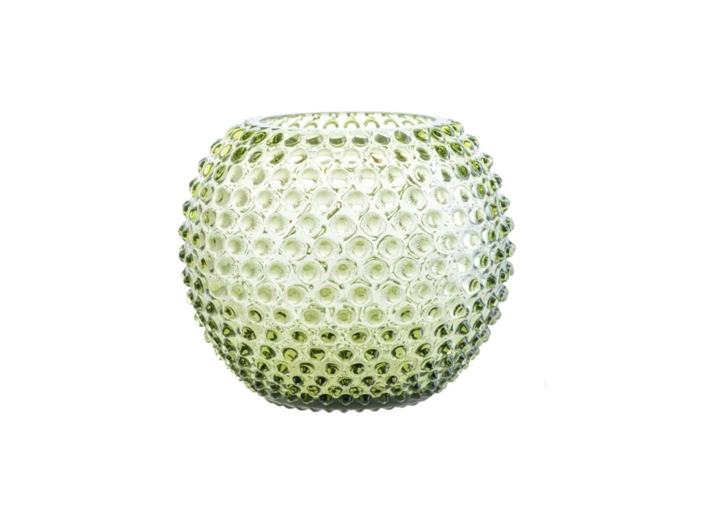 ANNA VON LIPA Hobnail globe vase