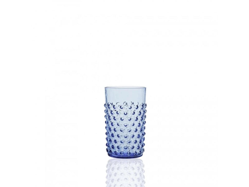 ANNA VON LIPA Hobnail water glasses, set of 6