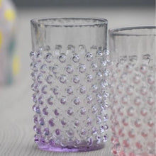 ANNA VON LIPA Hobnail water glasses, set of 6