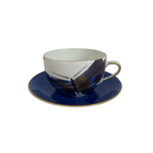 ماري داجي Allee de Cypres &amp; Belle de nuit كوب إفطار وصحن - طقم من 2