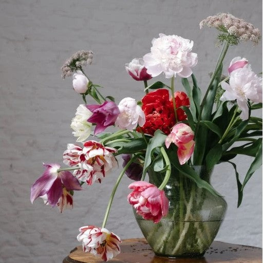 ANNA VON LIPA Frosty Dahlia vase
