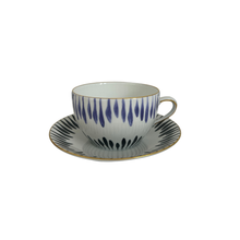 ماري داجي Allee de Cypres &amp; Belle de nuit كوب إفطار وصحن - طقم من 2