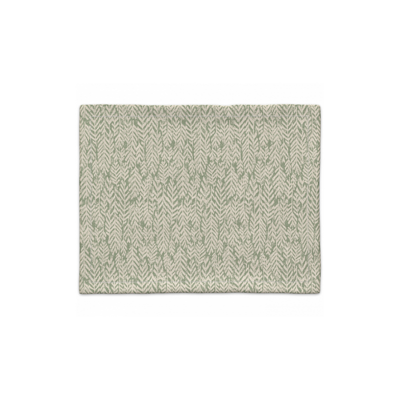 LEITNER LEINEN Placemats, colour green, set of 6