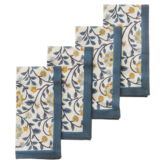 BUNGALOW Napkins Roja Indigo - set of 4